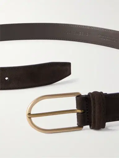 Thom Sweeney 3.5cm Suede Belt - Men | Thumbnail 3 Thom Sweeney 3.5cm Suede Belt - Men | Thumbnail 3
