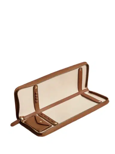 Ralph Lauren Home Garret Leather-Trimmed Canvas Tie Case - Men | Thumbnail 1 Ralph Lauren Home Garret Leather-Trimmed Canvas Tie Case - Men | Thumbnail 1