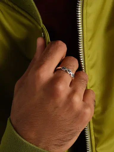Hoorsenbuhs Makers Dame Sterling Silver Ring - Men | Thumbnail 2 Hoorsenbuhs Makers Dame Sterling Silver Ring - Men | Thumbnail 2