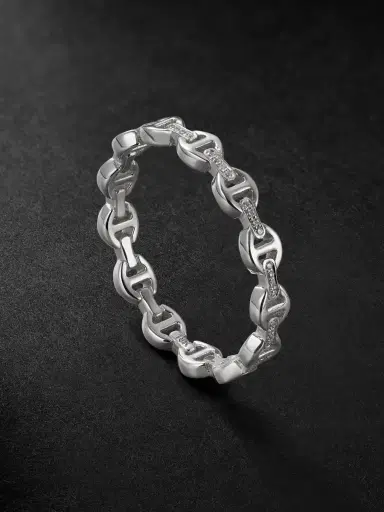 Hoorsenbuhs Micro Dame II 18-Karat White Gold Diamond Ring - Men | Thumbnail 1 Hoorsenbuhs Micro Dame II 18-Karat White Gold Diamond Ring - Men | Thumbnail 1