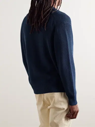 Corridor Ribbed Organic Mercerised Cotton Polo Shirt - Men | Thumbnail 3 Corridor Ribbed Organic Mercerised Cotton Polo Shirt - Men | Thumbnail 3
