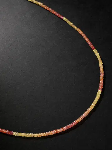 JIA JIA Gold Beaded Sapphire Necklace - Men | Thumbnail 1 JIA JIA Gold Beaded Sapphire Necklace - Men | Thumbnail 1