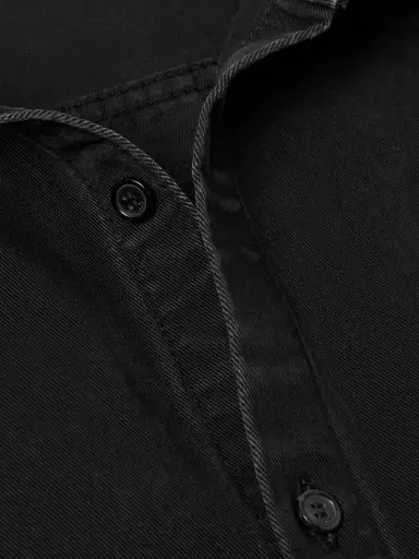 Saint Laurent Cotton and Lyocell-Blend Denim Shirt - Men | Thumbnail 4 Saint Laurent Cotton and Lyocell-Blend Denim Shirt - Men | Thumbnail 4