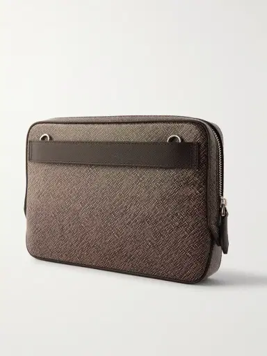 Montblanc Cross-Grain Leather Messenger Bag - Men | Thumbnail 3 Montblanc Cross-Grain Leather Messenger Bag - Men | Thumbnail 3