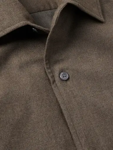 Loro Piana André Cotton-Flannel Shirt - Men | Thumbnail 5 Loro Piana André Cotton-Flannel Shirt - Men | Thumbnail 5