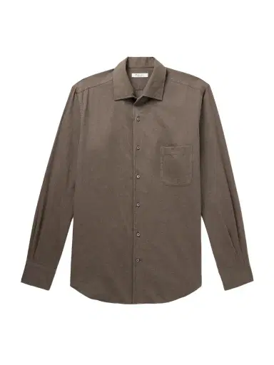 Loro Piana André Cotton-Flannel Shirt - Men | Thumbnail 1 Loro Piana André Cotton-Flannel Shirt - Men | Thumbnail 1