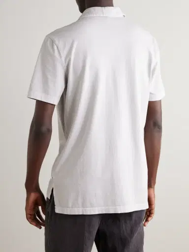 James Perse Cotton-Jersey Polo Shirt - Men | Thumbnail 3 James Perse Cotton-Jersey Polo Shirt - Men | Thumbnail 3