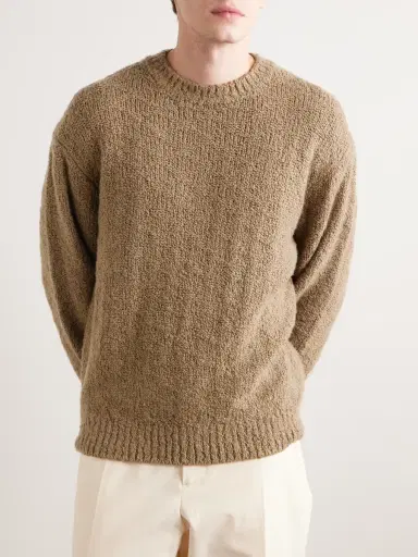 Loro Piana Folecchio Cashmere and Silk-Blend Sweater - Men | Thumbnail 3 Loro Piana Folecchio Cashmere and Silk-Blend Sweater - Men | Thumbnail 3