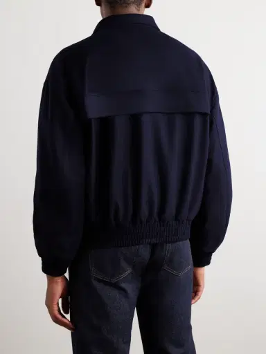 Loro Piana Tristar Wool and Cashmere-Blend Flannel Bomber Jacket - Men | Thumbnail 3 Loro Piana Tristar Wool and Cashmere-Blend Flannel Bomber Jacket - Men | Thumbnail 3