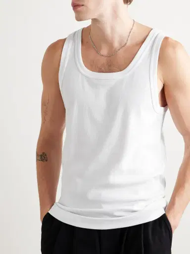 NN07 Mick 3206 Stretch Organic Cotton-Jersey Tank Top - Men | Thumbnail 3 NN07 Mick 3206 Stretch Organic Cotton-Jersey Tank Top - Men | Thumbnail 3