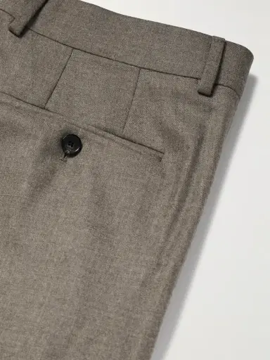 Loro Piana Jacey Straight-Leg Virgin Wool Trousers - Men | Thumbnail 4 Loro Piana Jacey Straight-Leg Virgin Wool Trousers - Men | Thumbnail 4