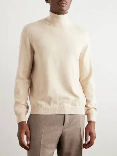 Loro Piana Arona Cashmere Rollneck Sweater - Men | Thumbnail 3 Loro Piana Arona Cashmere Rollneck Sweater - Men | Thumbnail 3