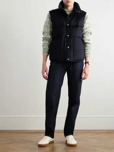 Loro Piana Lucio Quilted Storm System® Cashmere Down Gilet - Men | Thumbnail 2 Loro Piana Lucio Quilted Storm System® Cashmere Down Gilet - Men | Thumbnail 2