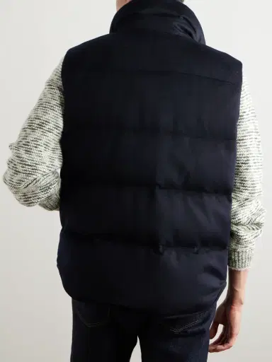 Loro Piana Lucio Quilted Storm System® Cashmere Down Gilet - Men | Thumbnail 3 Loro Piana Lucio Quilted Storm System® Cashmere Down Gilet - Men | Thumbnail 3