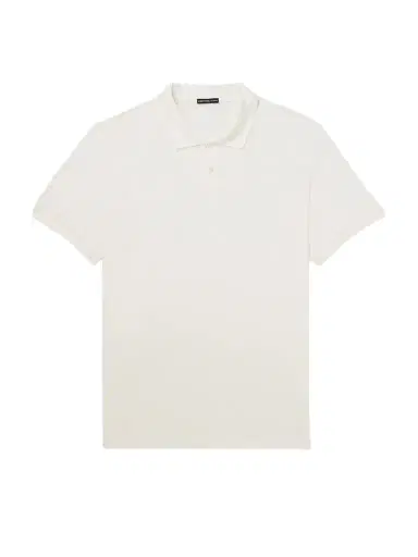 James Perse Luxe Lotus Cotton-Jersey Polo Shirt - Men | Thumbnail 1 James Perse Luxe Lotus Cotton-Jersey Polo Shirt - Men | Thumbnail 1