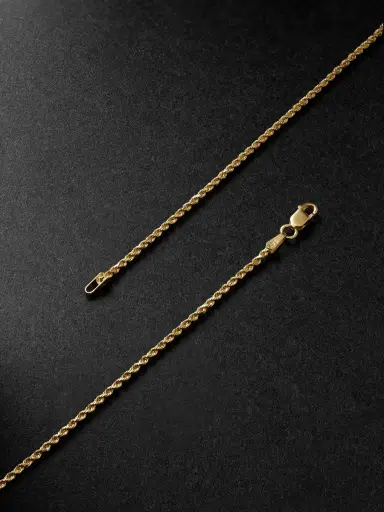 Alex Moss New York 20-Inch 14-Karat Gold Rope Chain Necklace - Men | Thumbnail 3 Alex Moss New York 20-Inch 14-Karat Gold Rope Chain Necklace - Men | Thumbnail 3