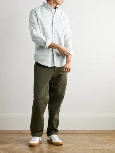 Portuguese Flannel Button-Down Collar Brushed-Cotton Oxford Shirt - Men | Thumbnail 2 Portuguese Flannel Button-Down Collar Brushed-Cotton Oxford Shirt - Men | Thumbnail 2
