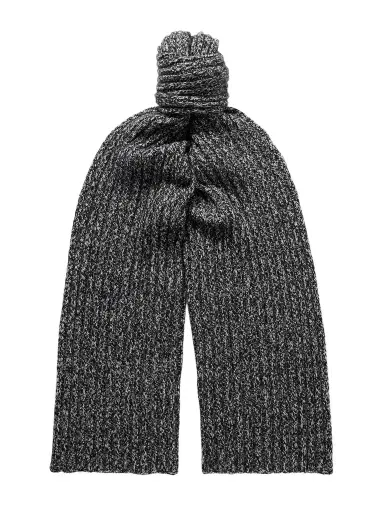 Loro Piana Alagna Ribbed Cashmere-Blend Scarf - Men | Thumbnail 1 Loro Piana Alagna Ribbed Cashmere-Blend Scarf - Men | Thumbnail 1