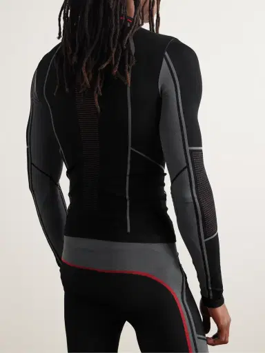 Moncler Grenoble Logo-Jacquard Stretch-Knit Ski Base Layer - Men | Thumbnail 4 Moncler Grenoble Logo-Jacquard Stretch-Knit Ski Base Layer - Men | Thumbnail 4