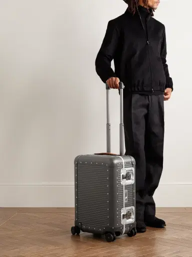 FPM Milano Bank Spinner 55cm Rubber-Trimmed Aluminum Suitcase - Men | Thumbnail 2 FPM Milano Bank Spinner 55cm Rubber-Trimmed Aluminum Suitcase - Men | Thumbnail 2