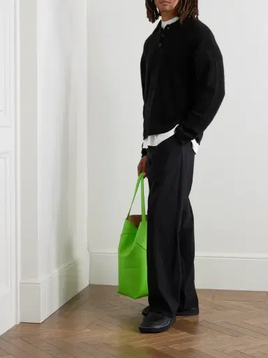 The Elder Statesman Brushed-Cashmere Polo Shirt - Men | Thumbnail 2 The Elder Statesman Brushed-Cashmere Polo Shirt - Men | Thumbnail 2