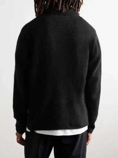 The Elder Statesman Brushed-Cashmere Polo Shirt - Men | Thumbnail 3 The Elder Statesman Brushed-Cashmere Polo Shirt - Men | Thumbnail 3
