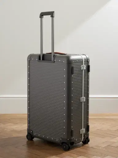 FPM Milano Bank Spinner 76cm Leather-Trimmed Aluminium Suitcase - Men | Thumbnail 4 FPM Milano Bank Spinner 76cm Leather-Trimmed Aluminium Suitcase - Men | Thumbnail 4