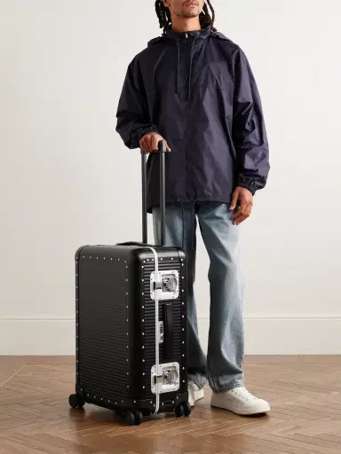FPM Milano Bank Spinner 68cm Leather-Trimmed Aluminium Suitcase - Men | Thumbnail 2 FPM Milano Bank Spinner 68cm Leather-Trimmed Aluminium Suitcase - Men | Thumbnail 2