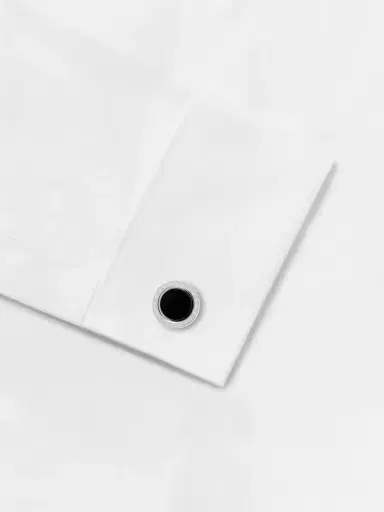 Montblanc Stainless Steel Onyx Cufflinks - Men | Thumbnail 2 Montblanc Stainless Steel Onyx Cufflinks - Men | Thumbnail 2