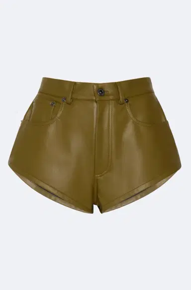 Lapointe Faux Leather Mini Short | Thumbnail 4 Lapointe Faux Leather Mini Short | Thumbnail 4