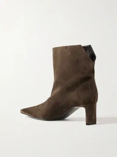 Khaite Ona Suede Ankle Boots | Thumbnail 3 Khaite Ona Suede Ankle Boots | Thumbnail 3