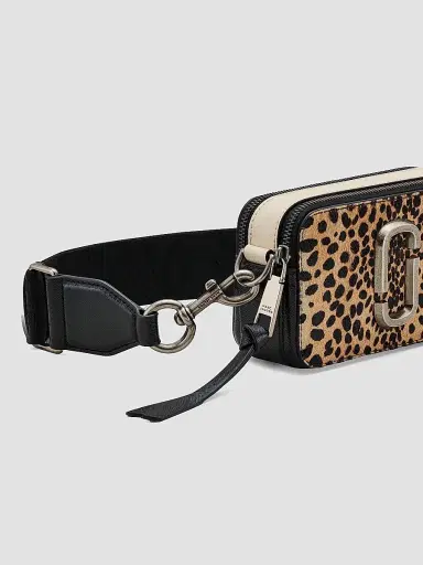 Marc Jacobs Women's The Cheetah Calf Hair Snapshot Crossbody Bag - Leopard | Thumbnail 6 Marc Jacobs Women's The Cheetah Calf Hair Snapshot Crossbody Bag - Leopard | Thumbnail 6