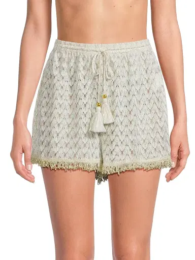 Ramy Brook Women's Mina Fringed Chevron Shorts | Thumbnail 3 Ramy Brook Women's Mina Fringed Chevron Shorts | Thumbnail 3