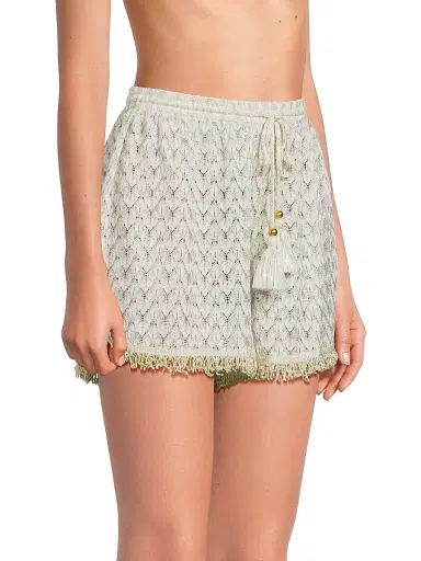 Ramy Brook Women's Mina Fringed Chevron Shorts | Thumbnail 4 Ramy Brook Women's Mina Fringed Chevron Shorts | Thumbnail 4