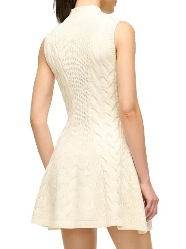 Staud Women's Charade Cable-Knit Minidress - | Thumbnail 5 Staud Women's Charade Cable-Knit Minidress - | Thumbnail 5