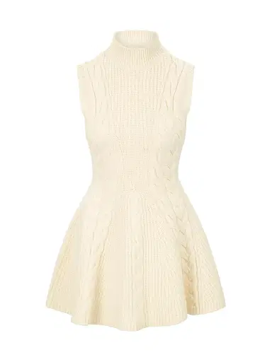Staud Women's Charade Cable-Knit Minidress - | Thumbnail 1 Staud Women's Charade Cable-Knit Minidress - | Thumbnail 1