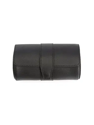 Royce New York Leather Double Watch Roll - Black | Thumbnail 1 Royce New York Leather Double Watch Roll - Black | Thumbnail 1