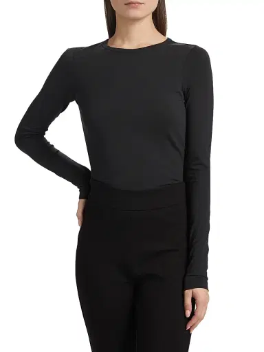 Toccin Women's Jenna Long-Sleeve T-Shirt - Washed Jet | Thumbnail 3 Toccin Women's Jenna Long-Sleeve T-Shirt - Washed Jet | Thumbnail 3