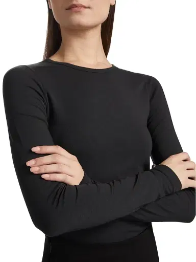 Toccin Women's Jenna Long-Sleeve T-Shirt - Washed Jet | Thumbnail 6 Toccin Women's Jenna Long-Sleeve T-Shirt - Washed Jet | Thumbnail 6
