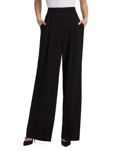Toccin Women's Hailey Wide-Leg Trousers - Jet | Thumbnail 3 Toccin Women's Hailey Wide-Leg Trousers - Jet | Thumbnail 3