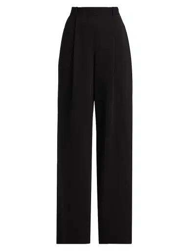 Toccin Women's Hailey Wide-Leg Trousers - Jet | Thumbnail 1 Toccin Women's Hailey Wide-Leg Trousers - Jet | Thumbnail 1