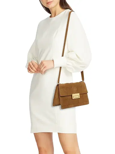 Loeffler Randall Women's Delphine Leather Clutch | Thumbnail 2 Loeffler Randall Women's Delphine Leather Clutch | Thumbnail 2