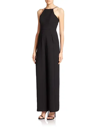 BLACK HALO Women's Joaquin Jacquard Jumpsuit | Thumbnail 2 BLACK HALO Women's Joaquin Jacquard Jumpsuit | Thumbnail 2
