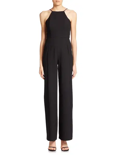 BLACK HALO Women's Joaquin Jacquard Jumpsuit | Thumbnail 1 BLACK HALO Women's Joaquin Jacquard Jumpsuit | Thumbnail 1