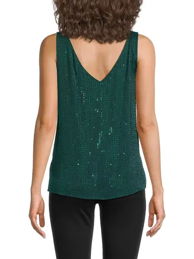 Ungaro Women's Rosie Hotfix Crystal Blouse - Pine | Thumbnail 5 Ungaro Women's Rosie Hotfix Crystal Blouse - Pine | Thumbnail 5