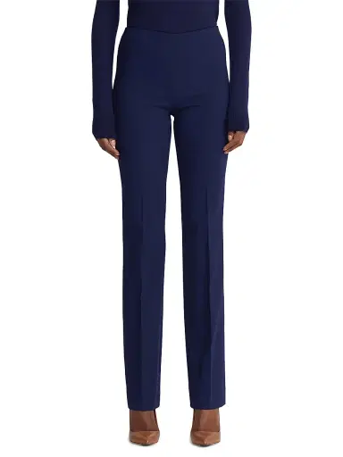 Ralph Lauren Collection Women's Alandra Stretch-Wool Pants - Navy | Thumbnail 3 Ralph Lauren Collection Women's Alandra Stretch-Wool Pants - Navy | Thumbnail 3