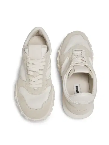 Jil Sander Women's Leather Low-Top Sneakers - Vapour | Thumbnail 4 Jil Sander Women's Leather Low-Top Sneakers - Vapour | Thumbnail 4