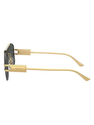 Versace Men's 60MM Rectangular Sunglasses | Thumbnail 3 Versace Men's 60MM Rectangular Sunglasses | Thumbnail 3