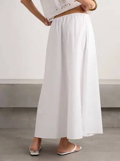 Matteau Organic Cotton-poplin Midi Skirt | Thumbnail 3 Matteau Organic Cotton-poplin Midi Skirt | Thumbnail 3