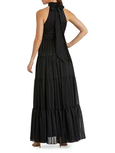 Mac Duggal Women's Satin Halter Gown - Black - Size 14 | Thumbnail 2 Mac Duggal Women's Satin Halter Gown - Black - Size 14 | Thumbnail 2